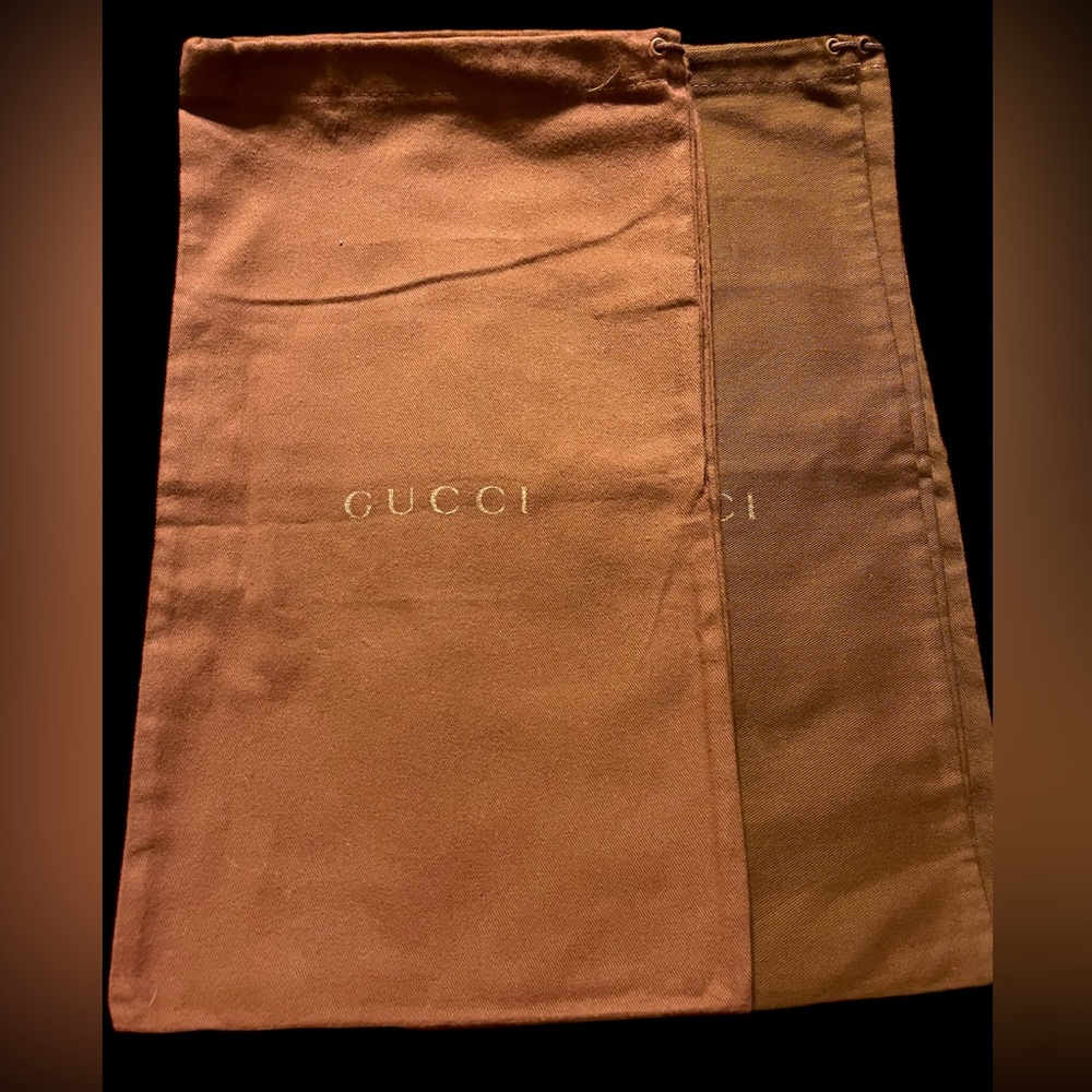 Gucci Brown Dust Bag (8.5 by 15.5 inches)